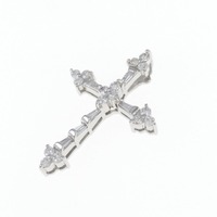 PT クロス ダイヤモンド ペンダント 0.50CT