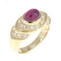 750YG ルビー リング 1.30CT