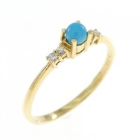 K18YG ターコイズ リング