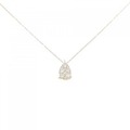 K18PG ダイヤモンド ネックレス 0.20CT