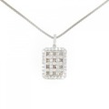 K18WG ダイヤモンド ネックレス 2.00CT