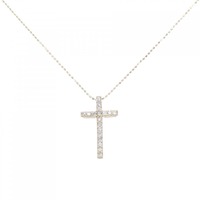 K18YG クロス ダイヤモンド ネックレス 0.30CT
