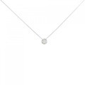 PT ソリティア ダイヤモンド ネックレス 0.12CT