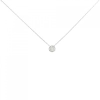 PT ソリティア ダイヤモンド ネックレス 0.12CT