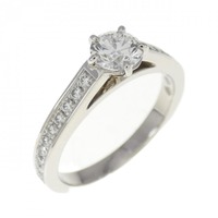 ショーメ フリソン リング 0.38CT D VVS2 3EXT