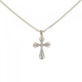 14K/14KWG/K18 クロス ネックレス