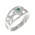 PT エメラルド リング 0.03CT