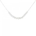 K18WG ダイヤモンド ネックレス 0.23CT