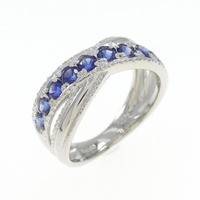 PT サファイヤ リング 0.86CT