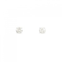 PT ソリティア ダイヤモンド ピアス 0.72CT