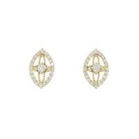 K18YG ダイヤモンド ピアス 0.30CT