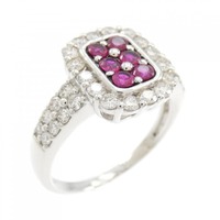 PT ルビー リング 0.36CT