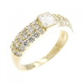 K18YG ダイヤモンド リング 0.934CT