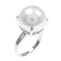 PT 白蝶パール リング 13.5mm