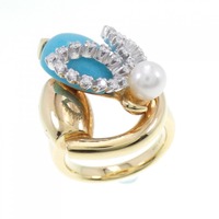 グッチ カラーストーン リング