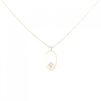 【新品】K10YG ダイヤモンド ネックレス 0.03CT