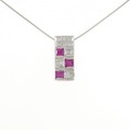 PT ルビー ネックレス 0.43CT