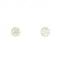 【リメイク】K18YG/ST ダイヤモンド ピアス 0.214CT 0.231CT E SI1 VG