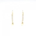 K18YG ダイヤモンド ピアス 0.10CT