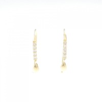 K18YG ダイヤモンド ピアス 0.10CT