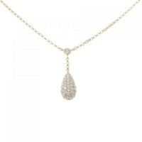 K18YG パヴェ ダイヤモンド ネックレス 0.578CT