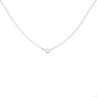 PT ソリティア ダイヤモンド ネックレス 0.37CT