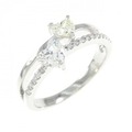 PT ハート ダイヤモンド リング 0.62CT