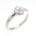 PT フラワー ダイヤモンド リング 0.33CT
