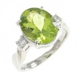 PT ペリドット リング 2.43CT