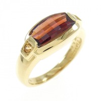 K18YG ガーネット リング 1.50CT