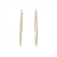 K18YG ダイヤモンド ピアス 0.50CT