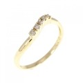 K18YG ダイヤモンド リング 0.08CT