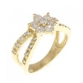 K18YG ダイヤモンド リング 0.60CT