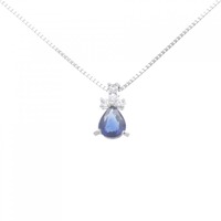 PT サファイヤ ネックレス 0.430CT