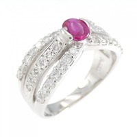 PT ルビー リング 0.43CT