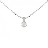 PT/750WG ダイヤモンド ネックレス 0.32CT