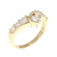 K18YG ダイヤモンド リング 0.565CT