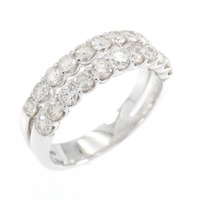 K18WG ダイヤモンド リング 1.00CT