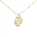 K18YG ダイヤモンド ネックレス 0.20CT