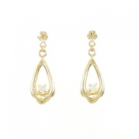 K18YG ダイヤモンド ピアス 0.10CT