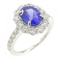 PT タンザナイト リング 1.36CT