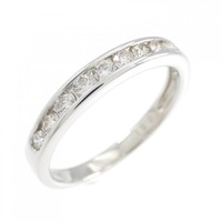 PT ハーフエタニティ ダイヤモンド リング 0.51CT