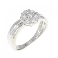 PT フラワー ダイヤモンド リング 0.45CT