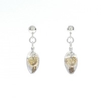 K18WG/K14WG ダイヤモンド ピアス 0.50CT