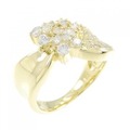 K18YG ダイヤモンド リング 0.83CT