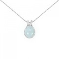 PT アクアマリンキャッツアイ ネックレス 13.47CT