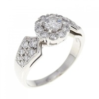 PT ダイヤモンド リング 0.284CT F SI1 VG