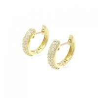 K18YG ダイヤモンド ピアス 0.30CT