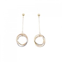 【新品】K18YG/K18PG/PT ピアス