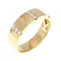 【リメイク】K18YG ダイヤモンド リング 0.23CT